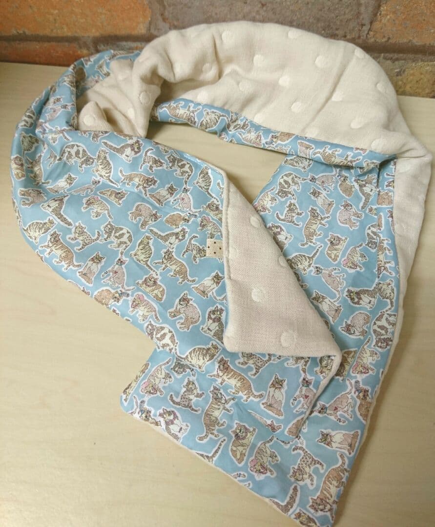 専用❤みかん…贅沢❤リバティ＊首かけタオル❤ウィロビーミューズ＊ブルー