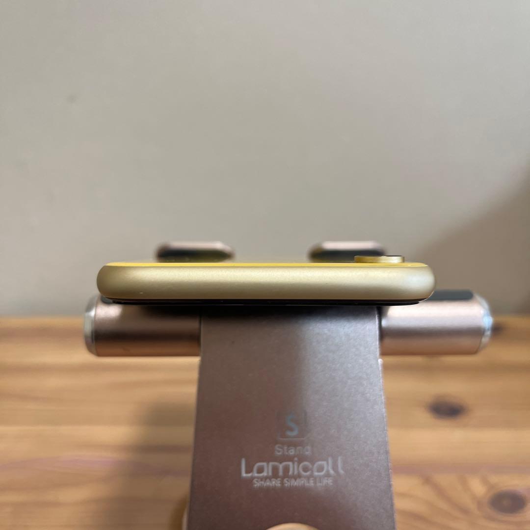 バッテリー新品100%！美品！iPhoneXR 64GB イエロー