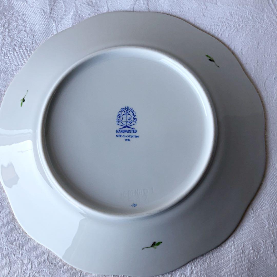 未使用　手描き　ヘレンド　リヒテンシュタインブーケ　カップ＆ソーサー＆プレート