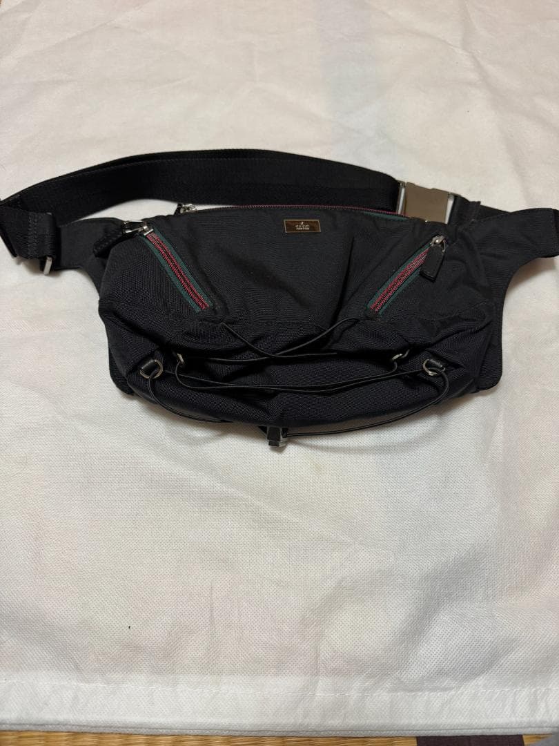 新品未使用　GUCCI ブラック ボディーバック／ウエストポーチ