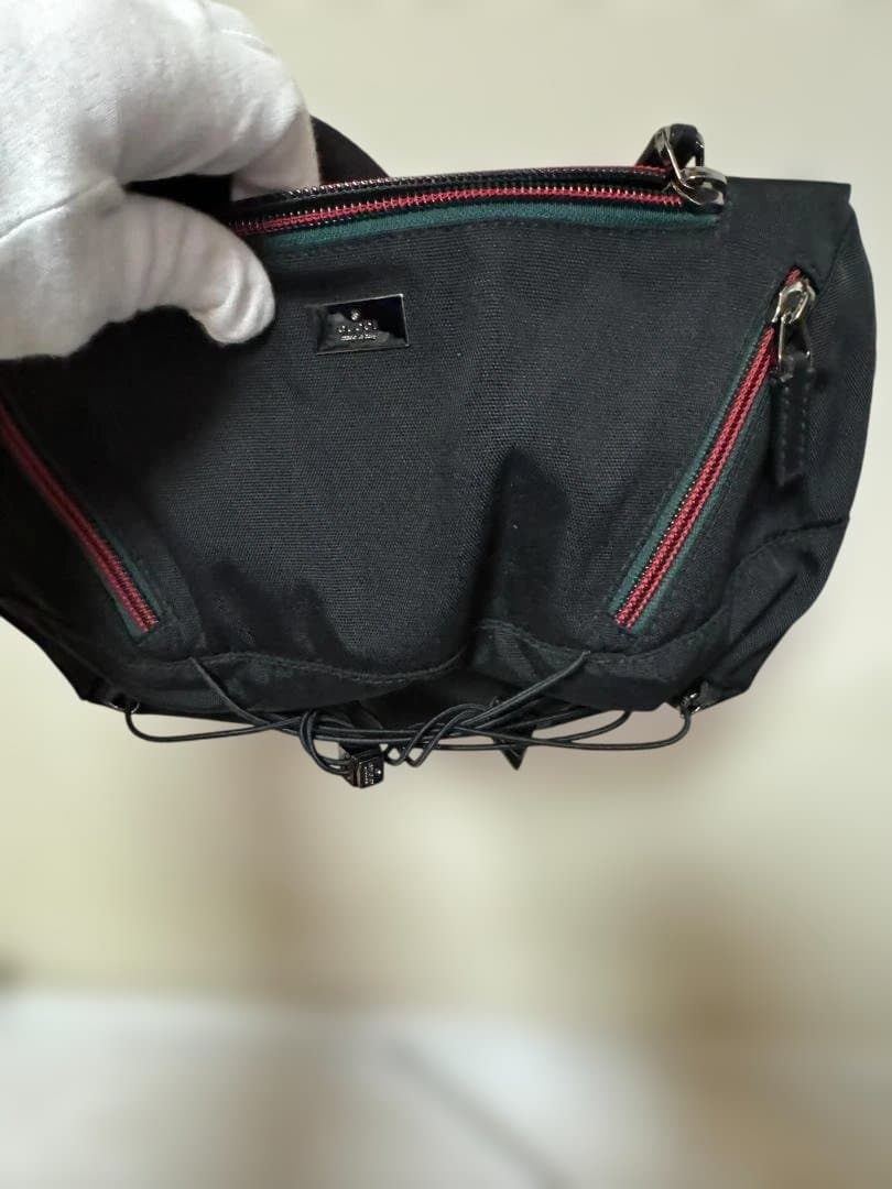 新品未使用　GUCCI ブラック ボディーバック／ウエストポーチ