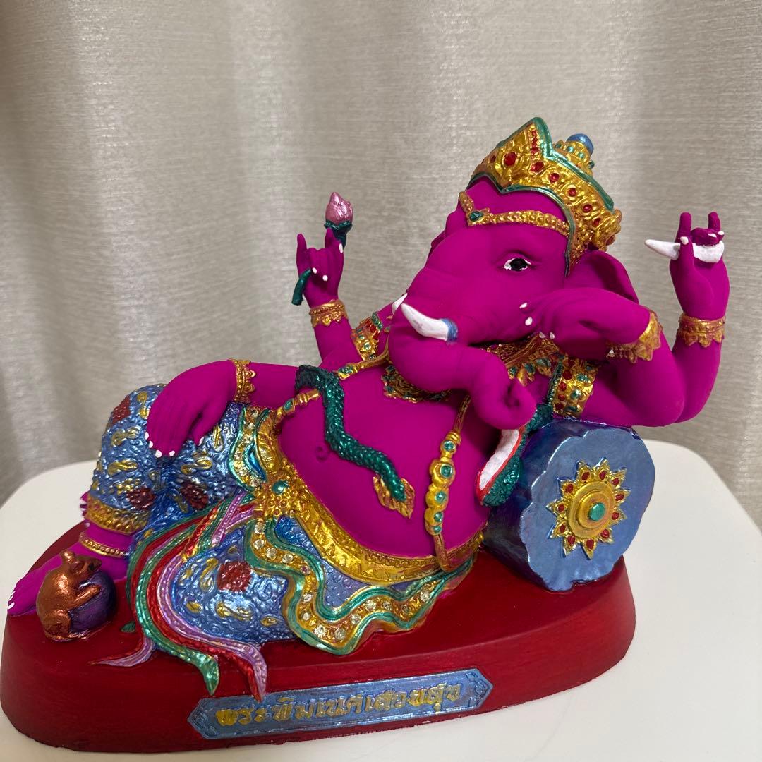 新作！タイ！インスタで大人気‼️本物です。ピンクガネーシャ！3倍速で願いが叶う
