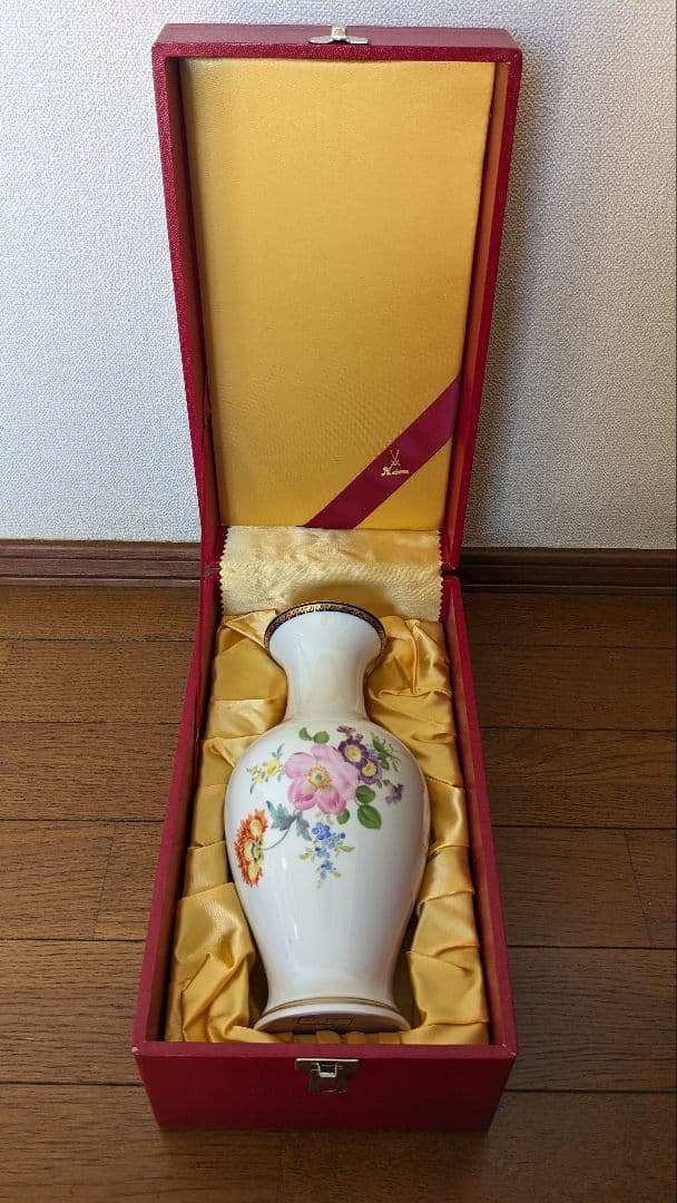 マイセン　フラワーベース　花瓶