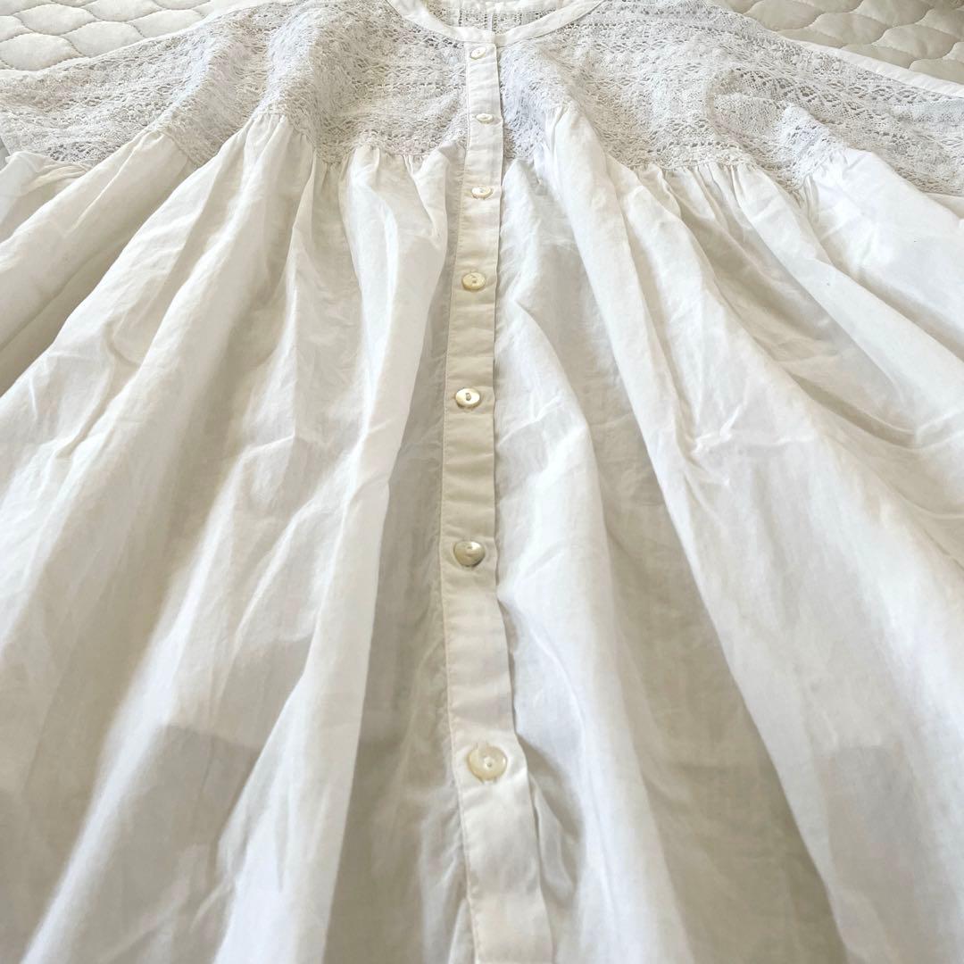 月末セール‼︎【24SS】BEARDSLEY リバーレース２WAYブラウス