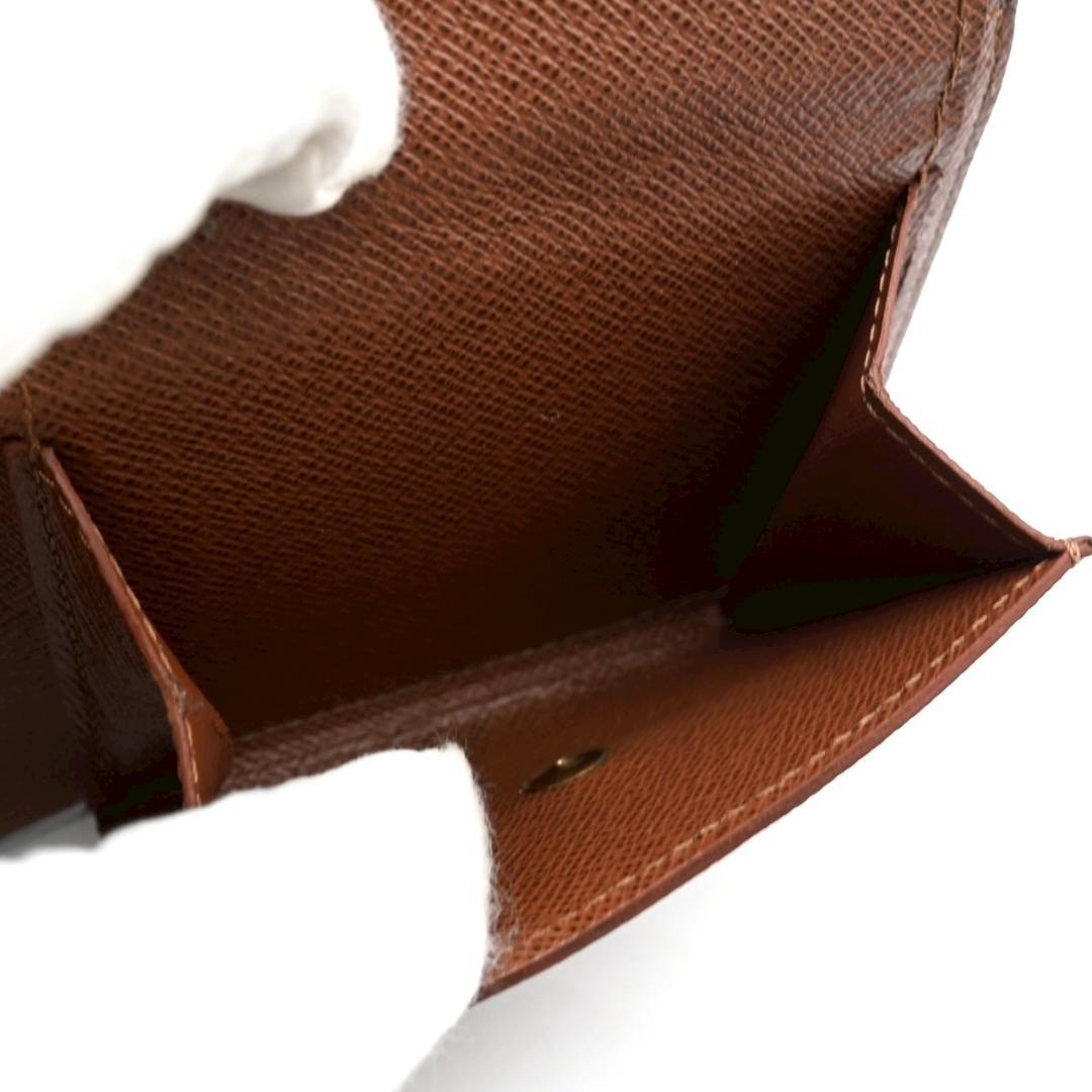 ルイヴィトン 折財布 モノグラム ポルトフォイユ マルコ NM 茶 1958