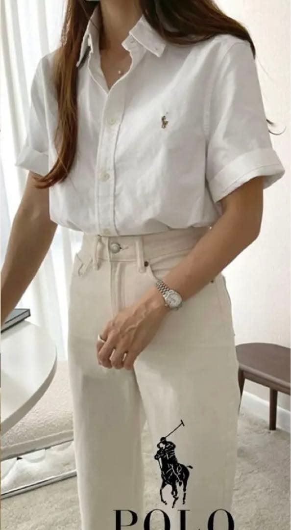 【新品タグ付き】ラルフローレン ボーイズオックスフォードシャツ　半袖