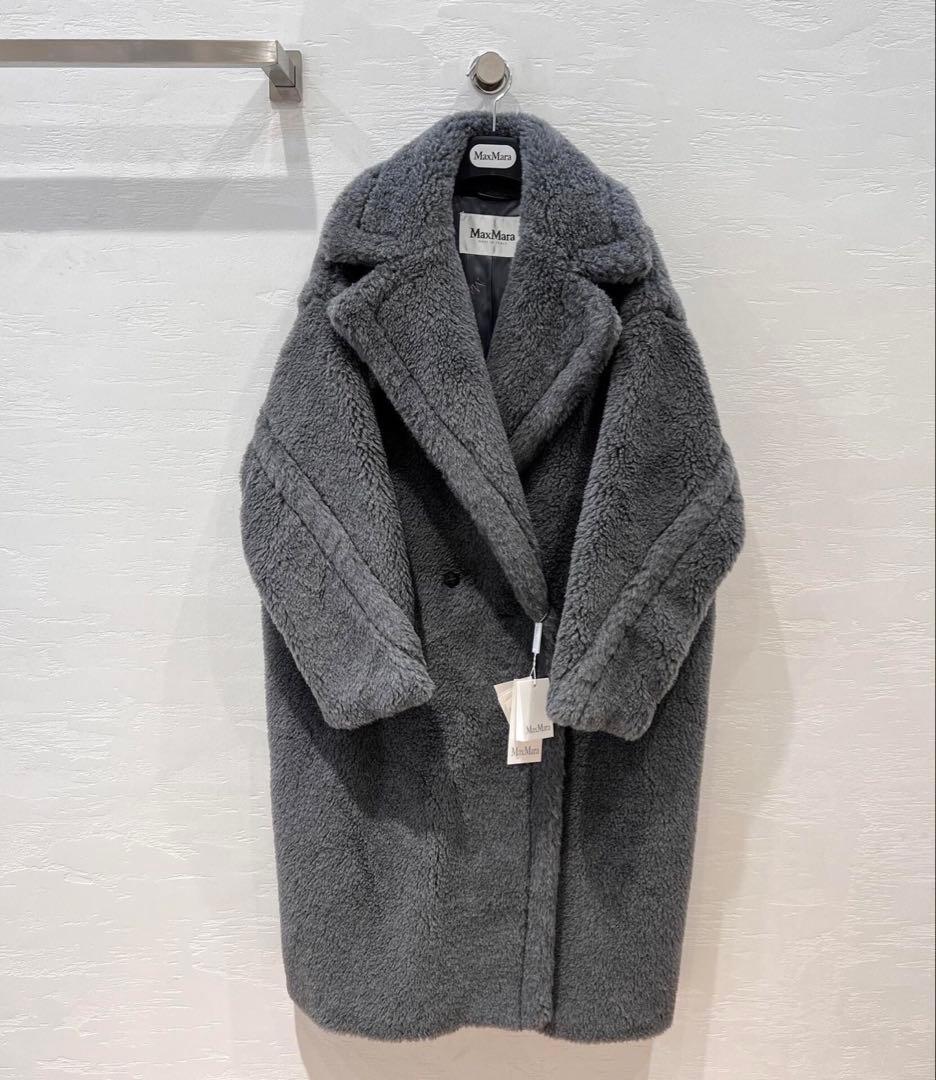 MAX MARA /マックスマーラ テディベア コート　Mサイズ　グレー