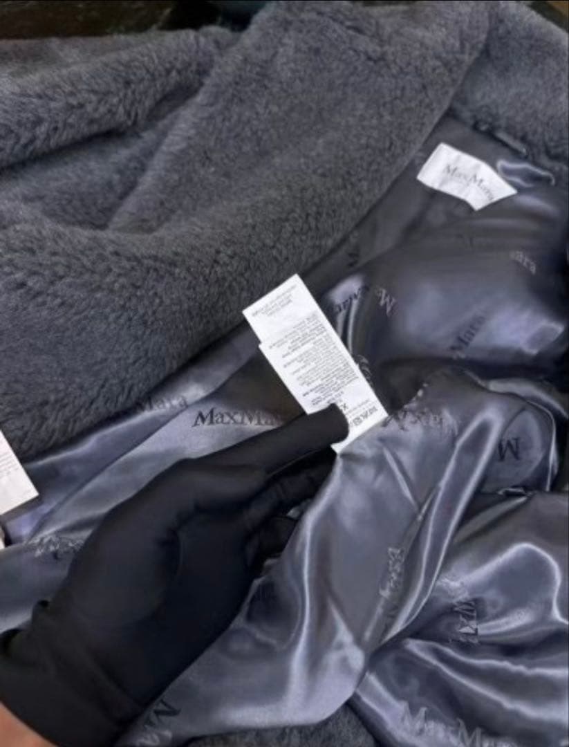 MAX MARA /マックスマーラ テディベア コート　Mサイズ　グレー