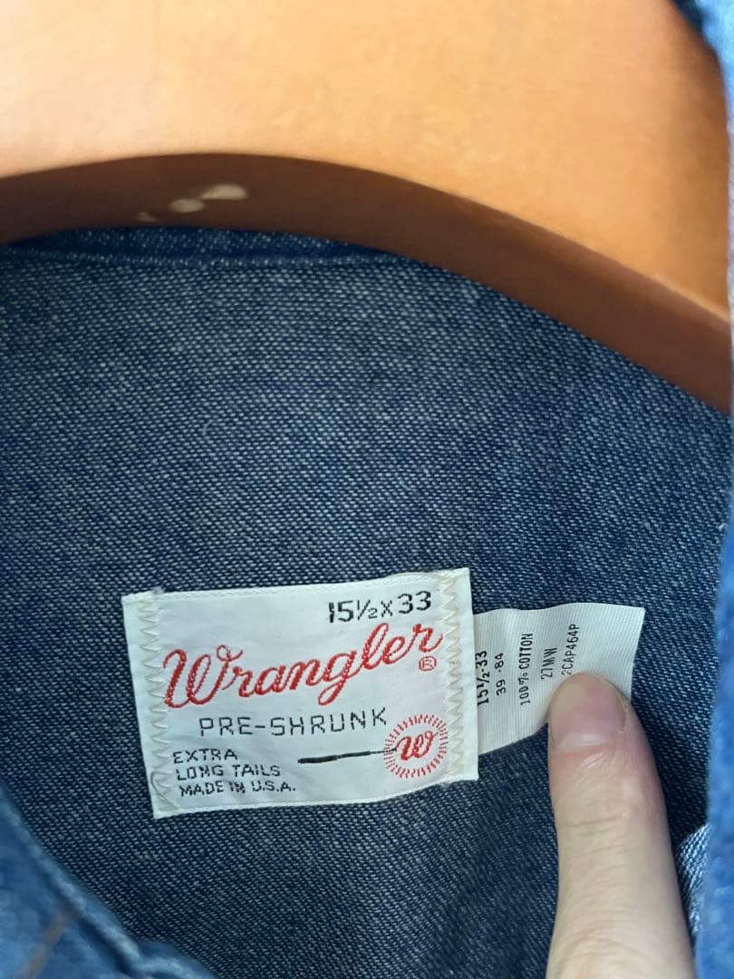 Wrangler ラングラー　70s デニムシャツ　HTC