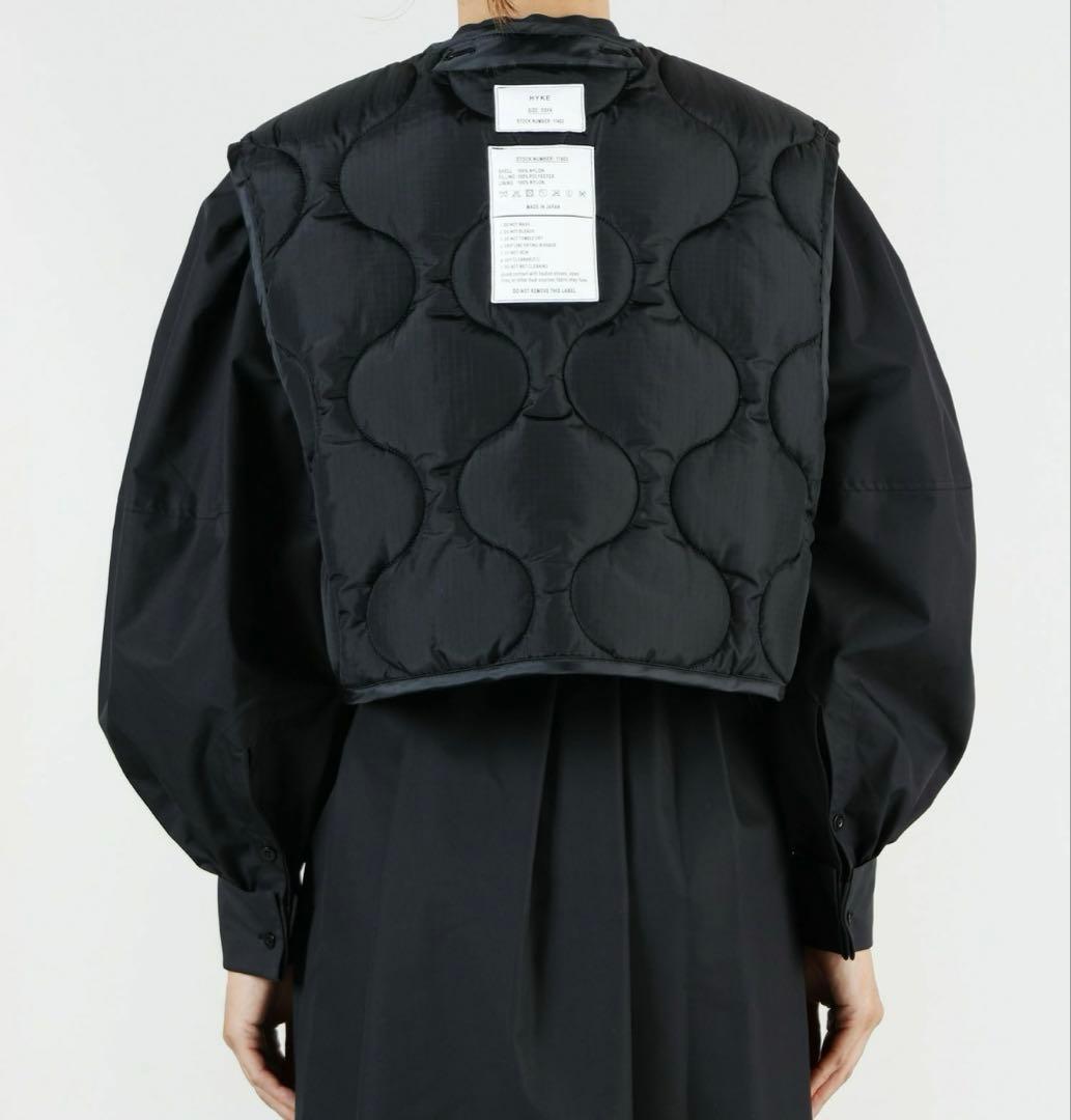 HYKE キルティングベスト　新品　タグ付