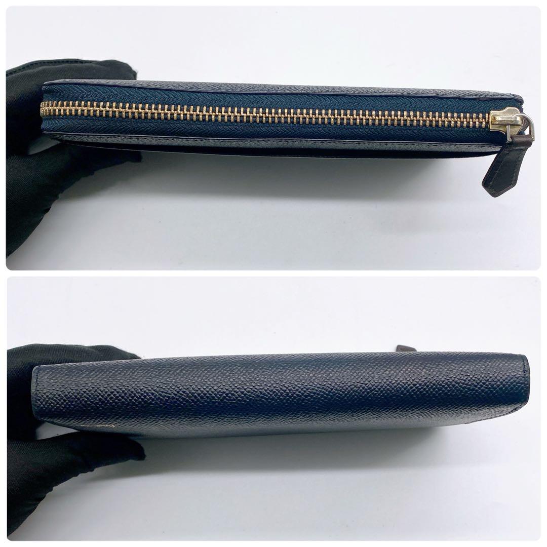 オポッサム 様　Paul Smith ポールスミス 長財布 ネイビー 牛革
