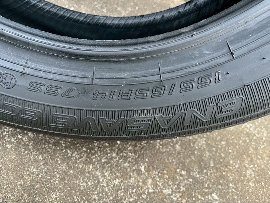 (未使用品)DUNLOP 14インチタイヤ　ノーマル