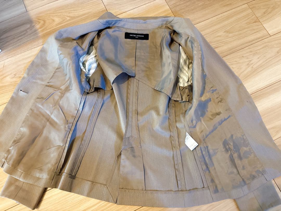 3点セット　UNITED ARROWS ベージュパンツスーツ　スカート