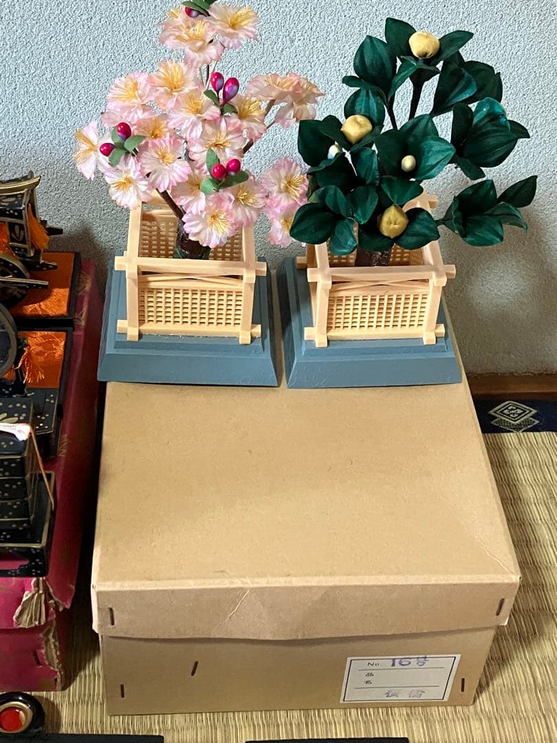 美品 春光作 ひな人形 大量セット 昭和 レトロ 雛祭り 雪洞 掛盤膳揃 雲絹縁