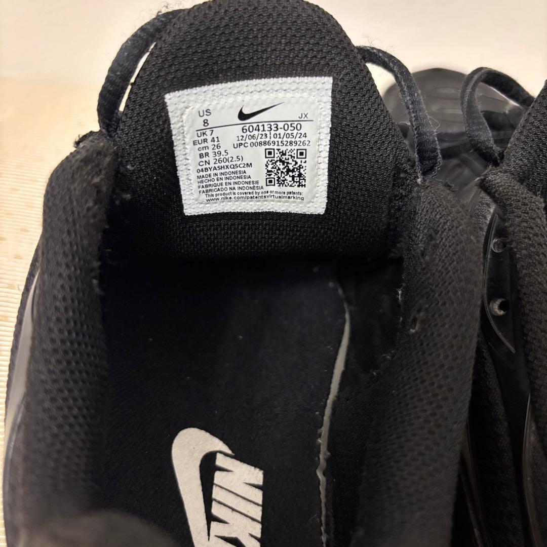 美品☆ナイキ エアマックス プラス トリプルブラック スニーカー26cm