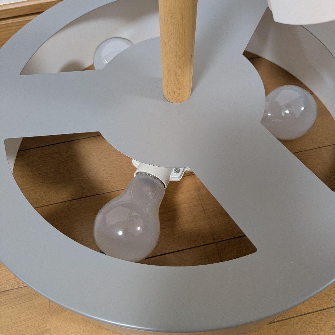 BRID OLIKA LAMP オリカランプ 3バルブ ペンダント グレー