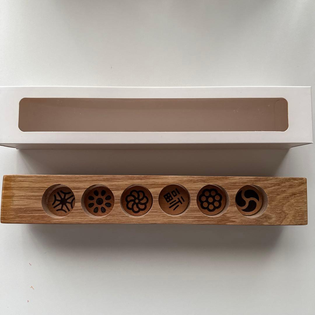韓国伝統菓子 茶食（タシク）木製型 6種セット｜新品※箱難あり