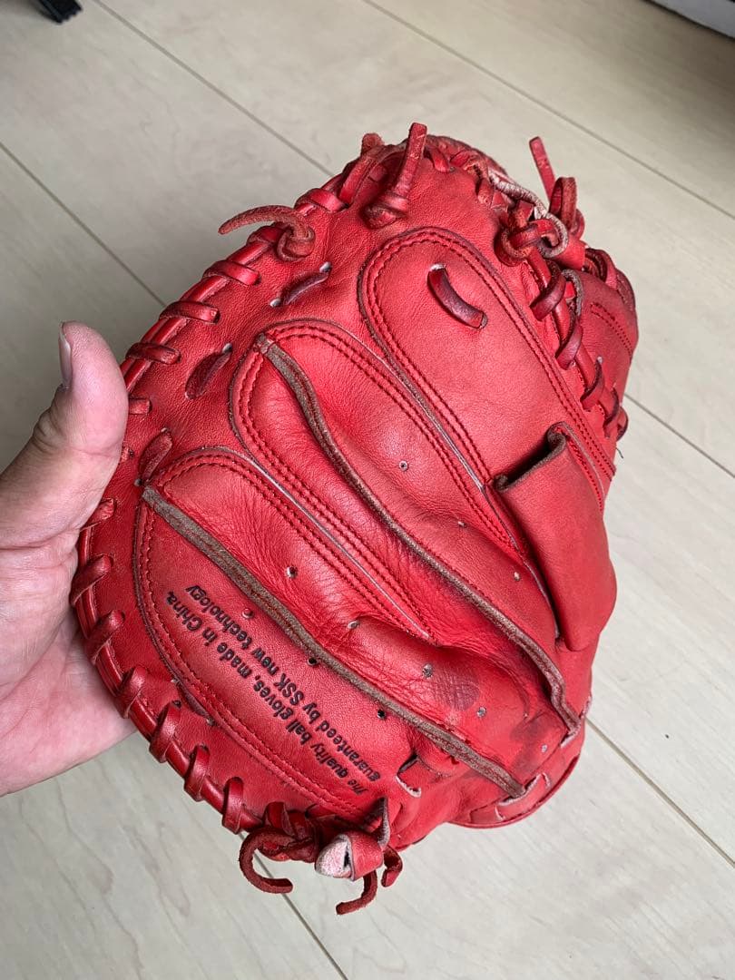 ★★週末セール★★ SSK キャッチャーミット 軟式 少年 大人 中古美品★★