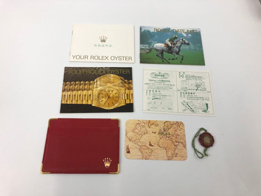 チ*認様 ロレックス　空き箱　外箱　内箱　取説　小冊子　カードケース　カレンダー