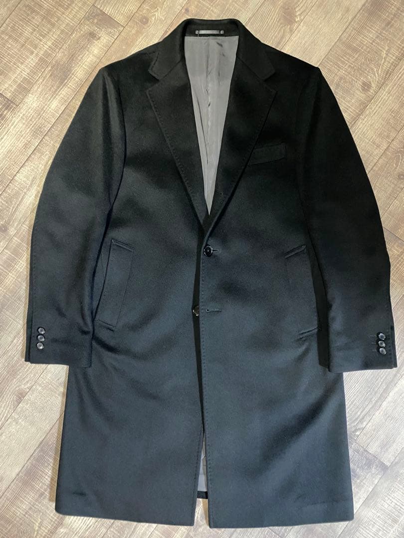 EDIFICE super 140's ウールカシミヤ チェスターコート