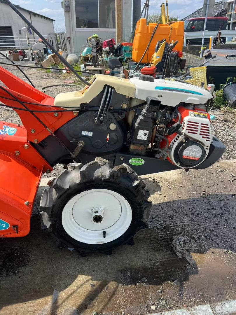 【福岡県みやま市】 動画あり クボタ耕うん機 TR90管理機 耕運機動作確認済み