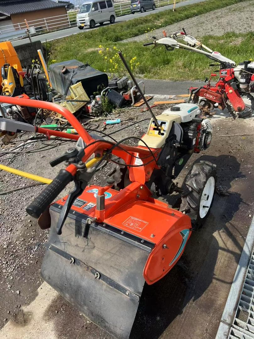 【福岡県みやま市】 動画あり クボタ耕うん機 TR90管理機 耕運機動作確認済み