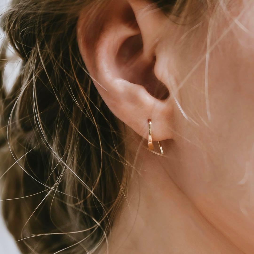 Ops.ピアス　yg 10金　イエローゴールド