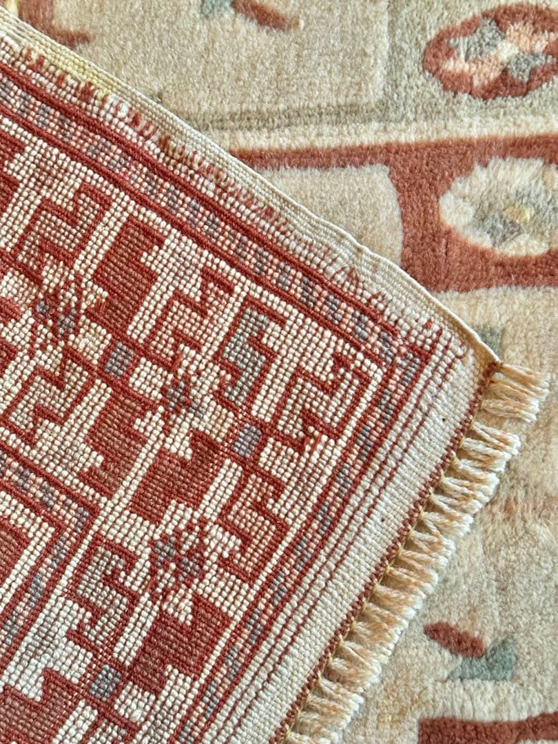 トライバルラグ　ヴィンテージラグ　コーカサス　アゼルバイジャン　クルド族　美品