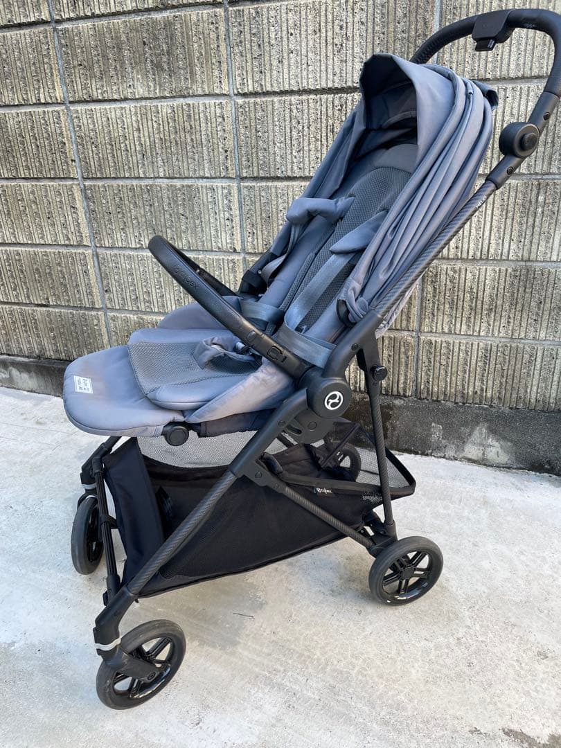 Cybex melio サイベックス メリオ カーボン グレー レインカバー付き