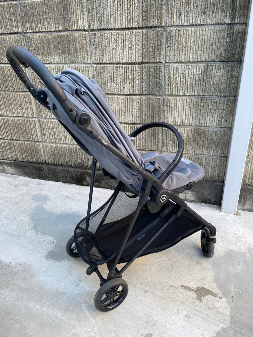 Cybex melio サイベックス メリオ カーボン グレー レインカバー付き
