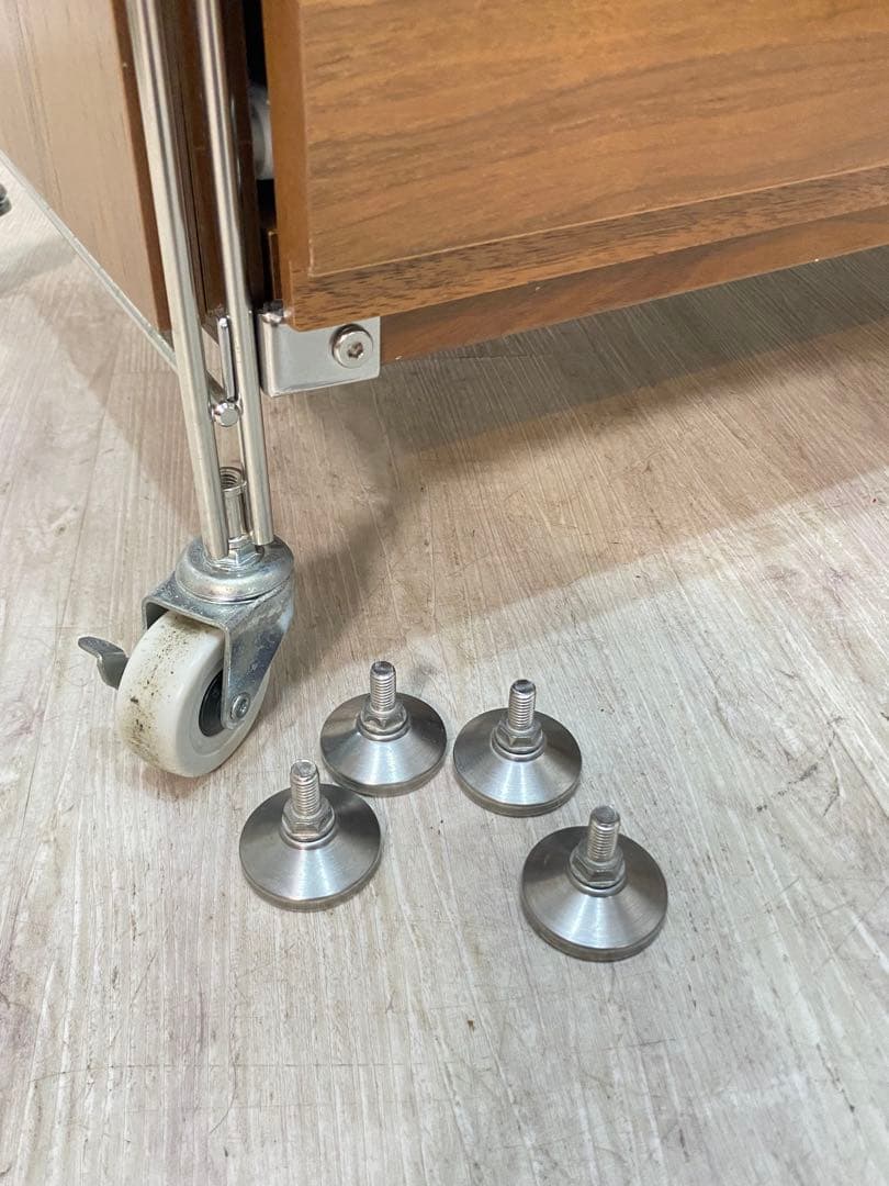 【東京都23区配送無料】無印　スチール　ユニットシェルフ　ウォルナット　棚　収納