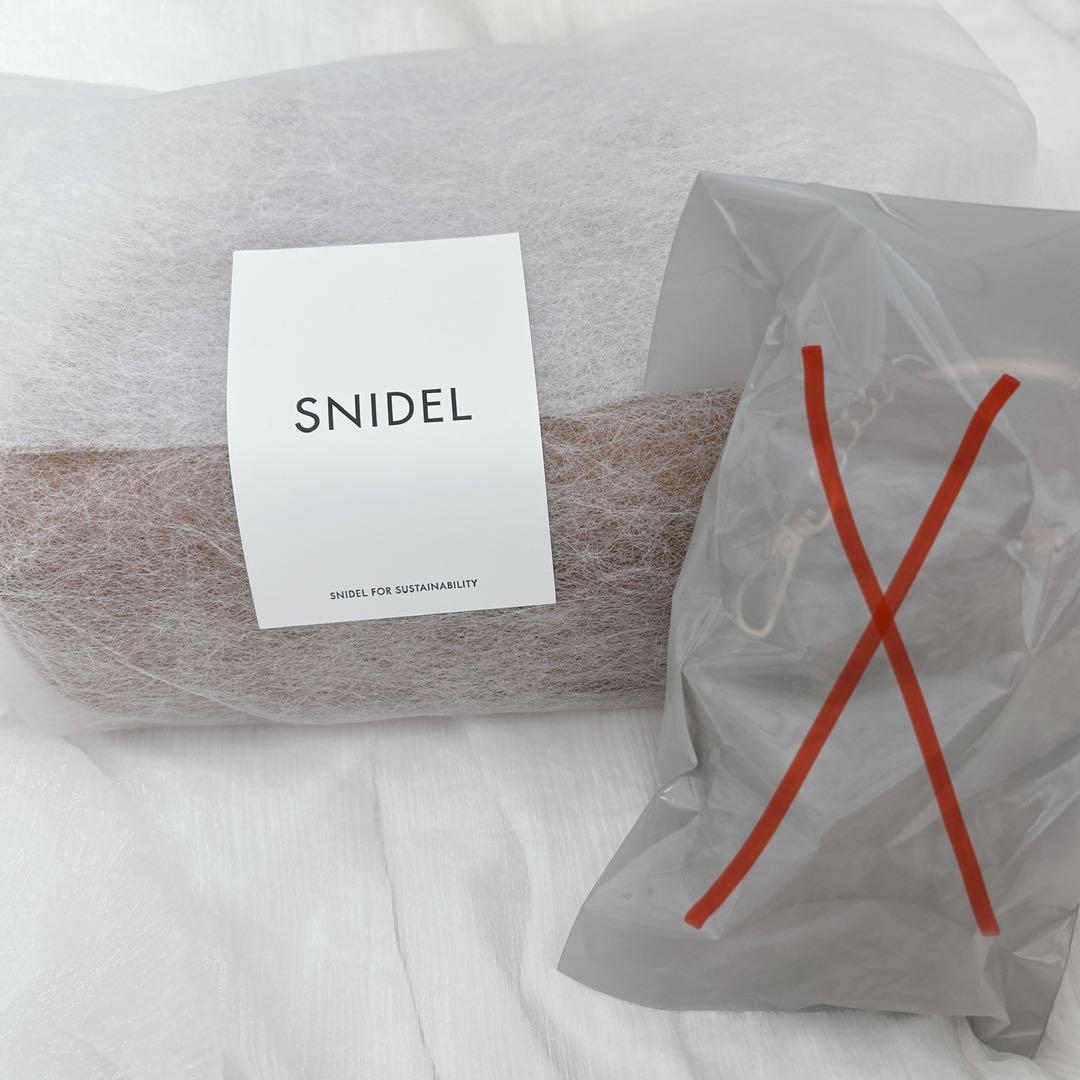 【新品未開封】 SNIDEL スクエアボストンバッグ キャメル