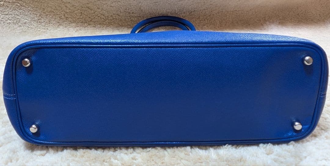 美品☆COACHコーチ ベケット ビジネス トートバッグ スポーツブルー