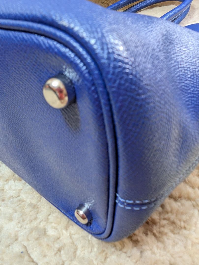 美品☆COACHコーチ ベケット ビジネス トートバッグ スポーツブルー