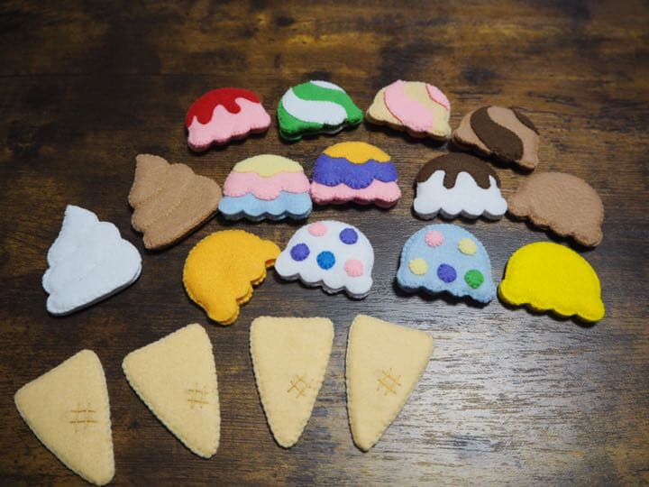 45フェルトままごと　アイスandドーナツ　オーダーページ