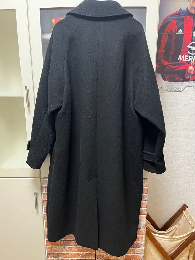 CLEL ウールブレンド テックメルトンステンカラーコート