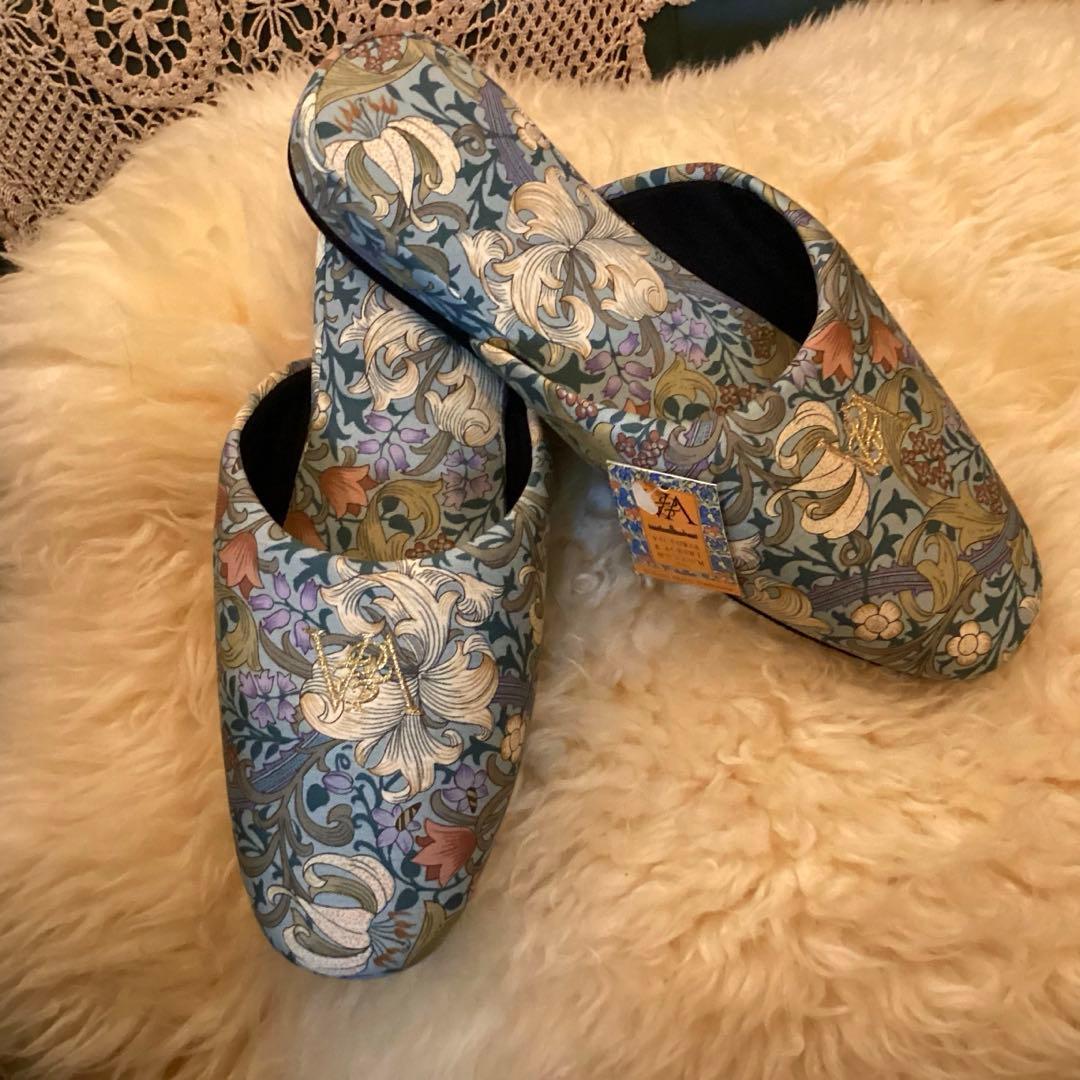 V&A william Morris Collection エプロン＆スリッパ