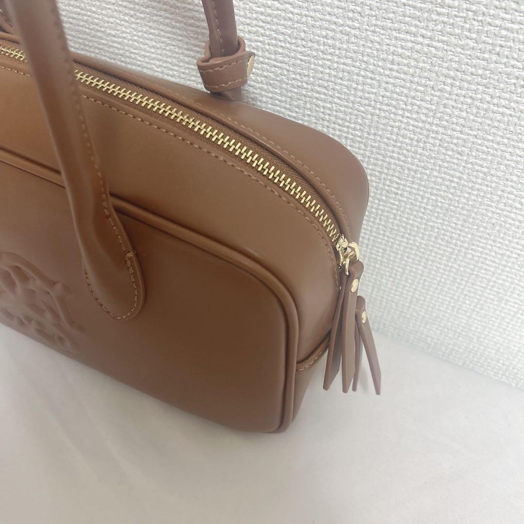 スナイデル　エンボスロゴボストンバッグ