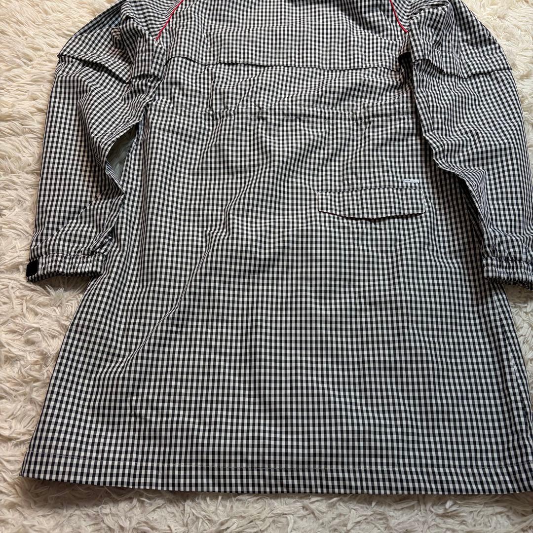 【OTサイズ】adidas　2WAYレインウェア　ゴルフウェア　チェック