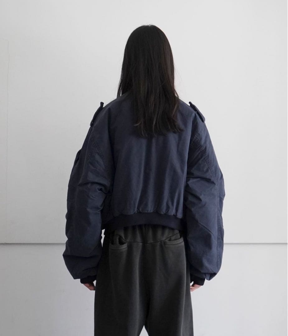 ENTIRE STUDIOS A-4 BOMBER ネイビー　XS