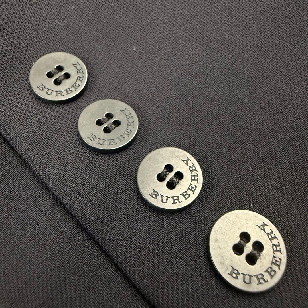 美品 バーバリーロンドン スーツ セットアップ ジャケット フレアパンツ 黒