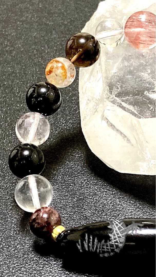 koko　天地幻の希少石と選定皇帝黒龍幻神天珠の神ブレス　〜天照龍神5〜