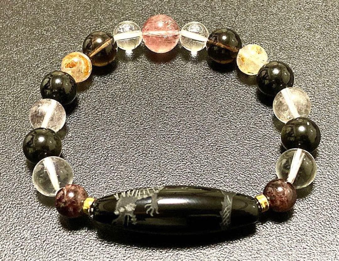 koko　天地幻の希少石と選定皇帝黒龍幻神天珠の神ブレス　〜天照龍神5〜