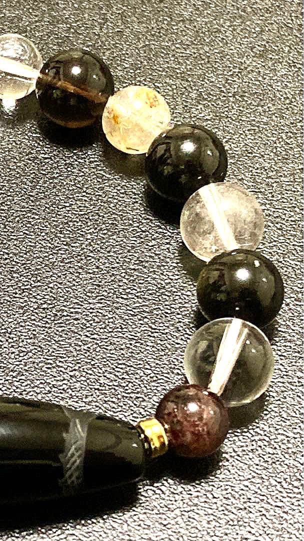 koko　天地幻の希少石と選定皇帝黒龍幻神天珠の神ブレス　〜天照龍神5〜