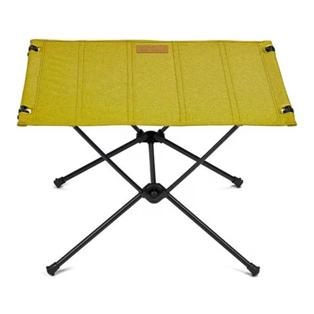 Helinox Deco & Beach アウトドアテーブル　マスタード