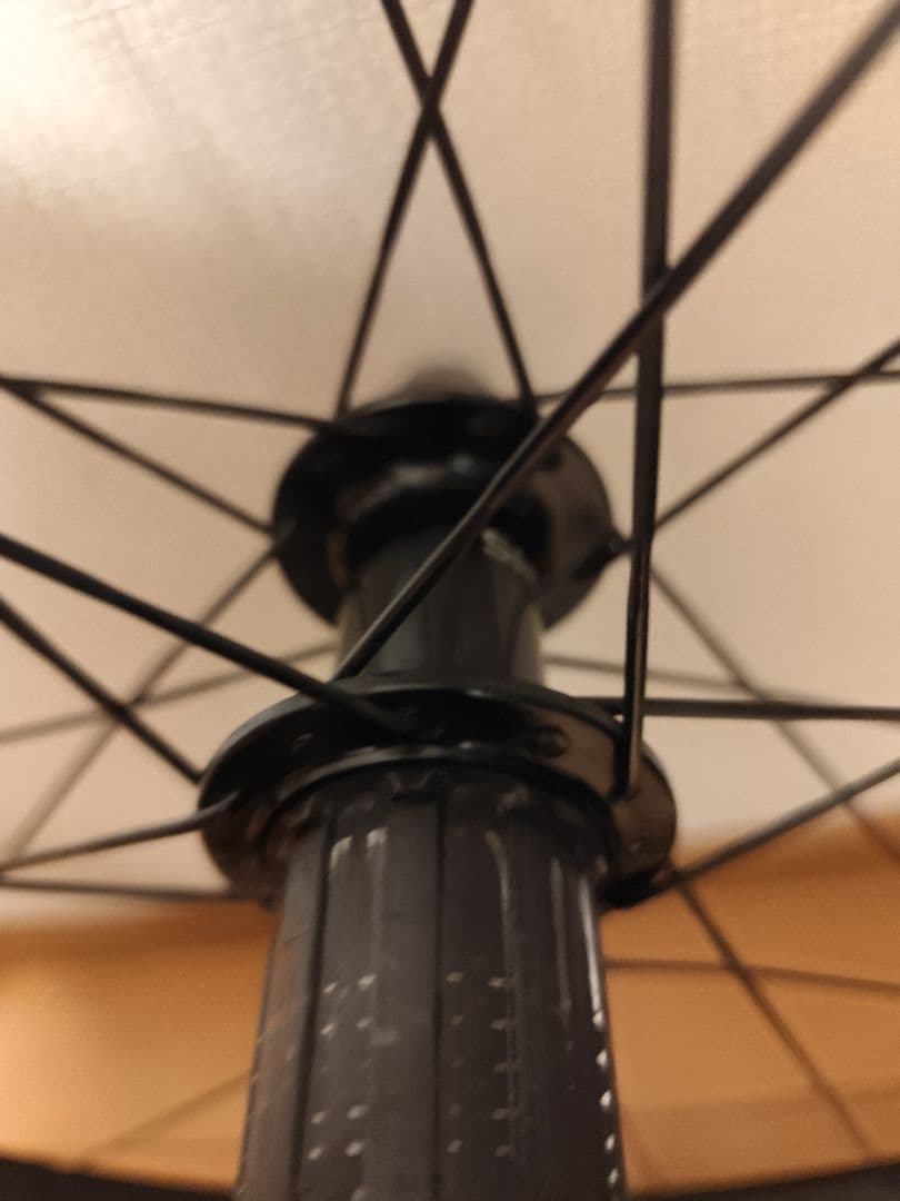 状態良好SHIMANO 105 カーボンホイール リムハイト32mm前後セット