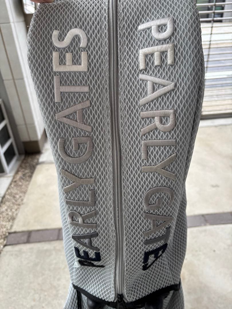 PEARLY GATES メッシュキャディバッグ グレー