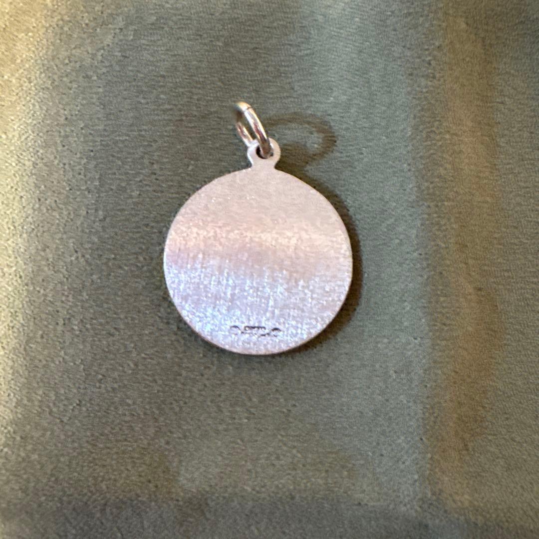 CREED製 シルバー 旅の守り神 聖クリストファー ペンダントスワロフスキー♡