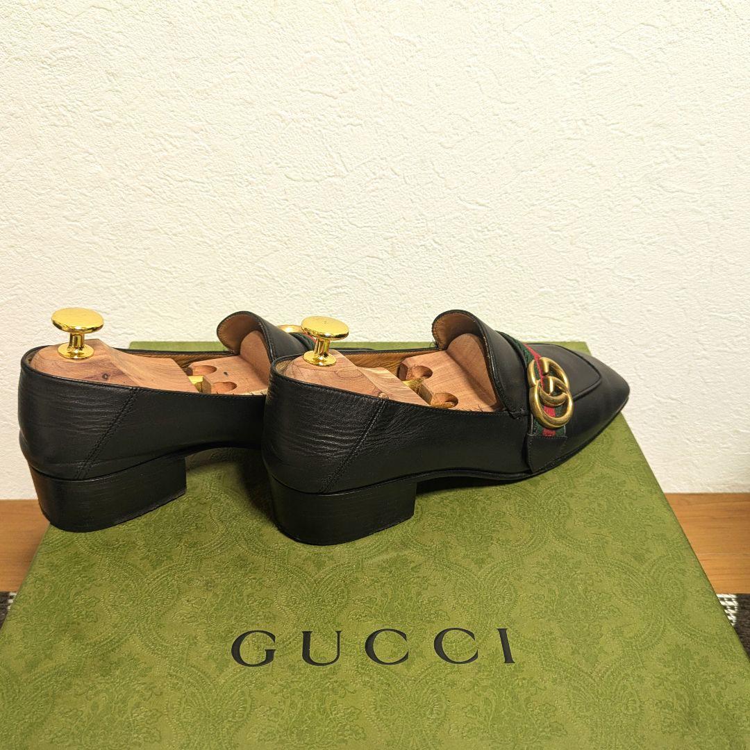 GUCCI　パンプス　マーモント　黒　35 1/2