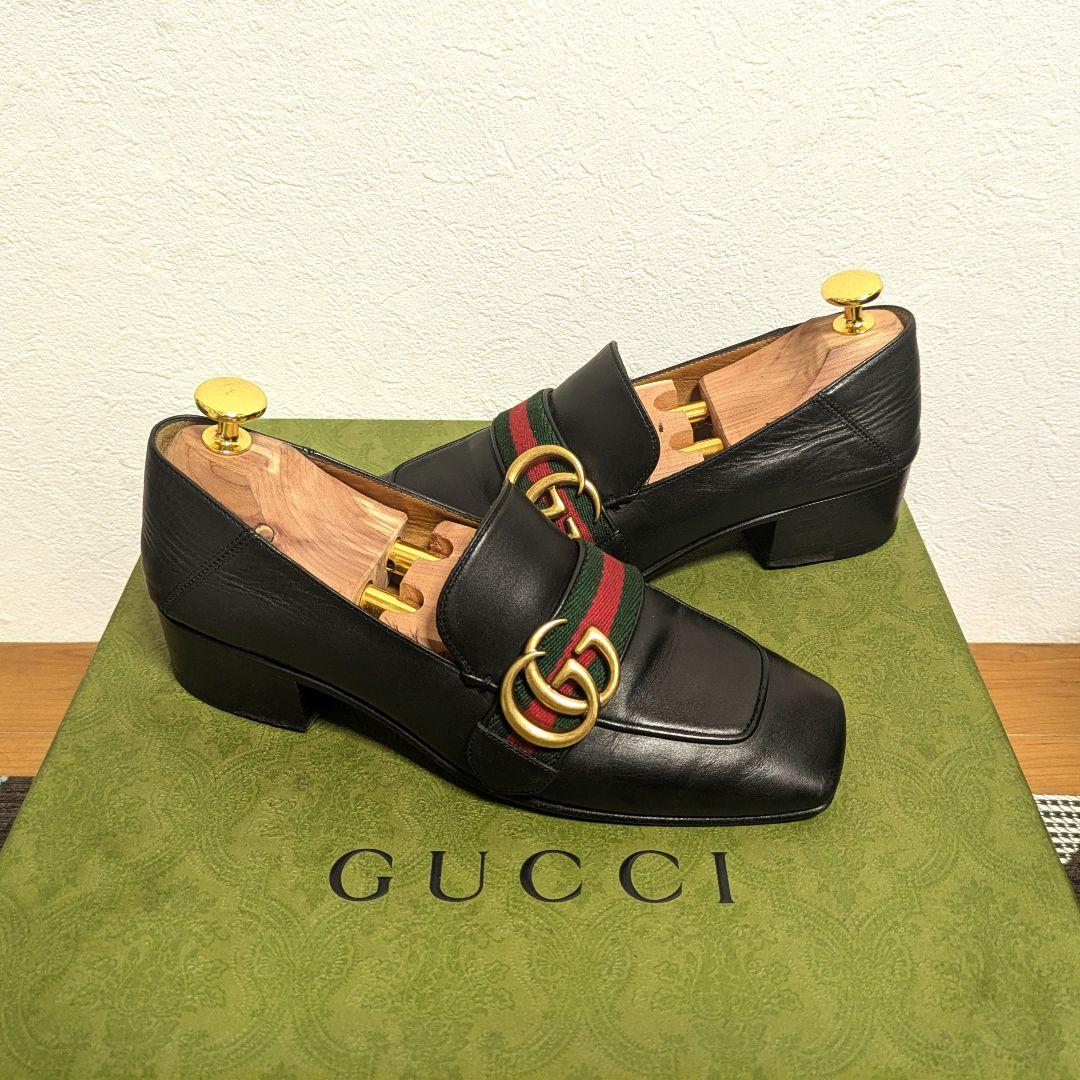 GUCCI　パンプス　マーモント　黒　35 1/2